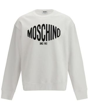 Moschino Cotton Sweatshirt Clothing - White