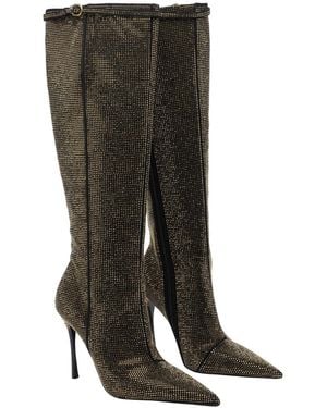 Kurt Geiger Boots Fabric /Rubber Sole - Green