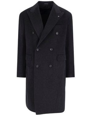 Tagliatore Pino Lerario Double-Breasted Coat - Blue
