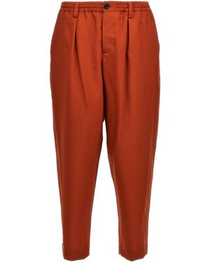 Marni Wool Trousers - Orange