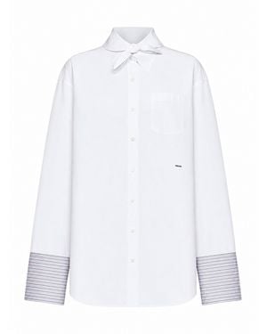 Prada Shirt Poplin Cotton - White
