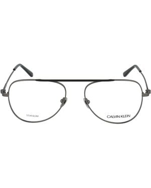 Calvin Klein Metal Optical Glasses - Metallic