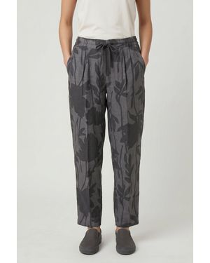 Brunello Cucinelli Linen Relaxed Pants - Gray