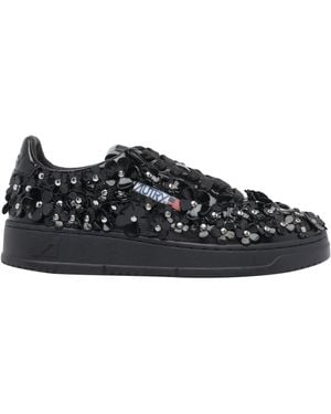 Autry Medialist Flowers Sneakers - Black