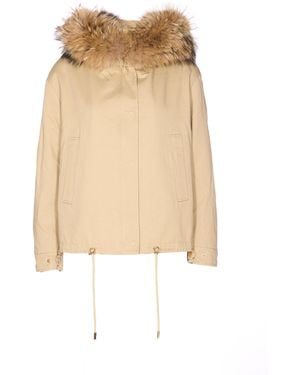 S.w.o.r.d 6.6.44 Short Parka With Fur - Natural