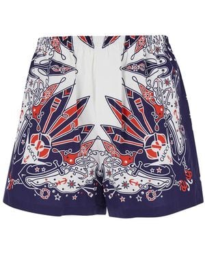 Gucci Bandana Print Cotton Short, Ready-To-Wear - Multicolour
