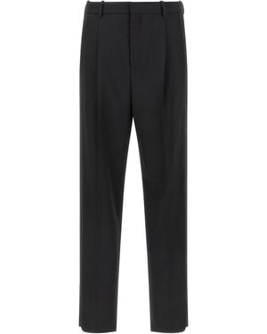 Saint Laurent Tuxedo Trousers - Black