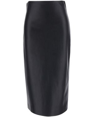 Le Plain Skirt Ecoleather - Black