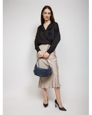 Michael Kors Shoulder Bag Leather Shoulder-Bags - Blue