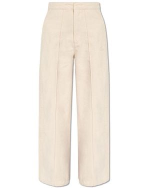 adidas Originals Jeans With Logo - White