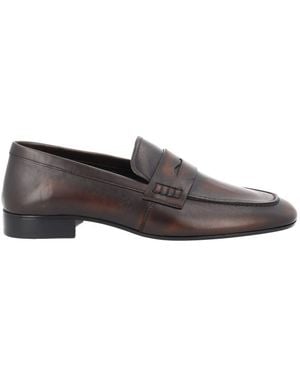 Dries Van Noten Leather Loafer - Gray