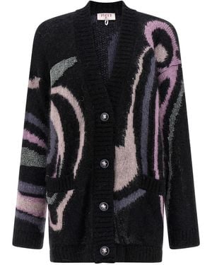PUCCI Knitted Cardigan - Black