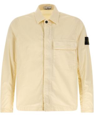 Stone Island '1200013' Overshirt - Natural