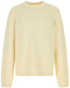 Séfr Ivory Cotton Blend Oversize Odilon Jumper - Natural