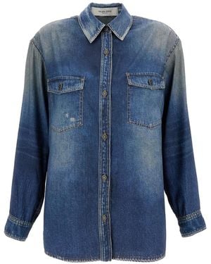 Golden Goose Shirt Patty Polyester - Blue