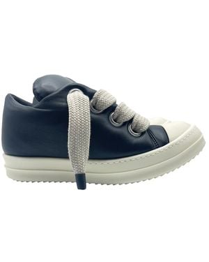 Rick Owens Runway Jumbo Laced Trainers - Blue