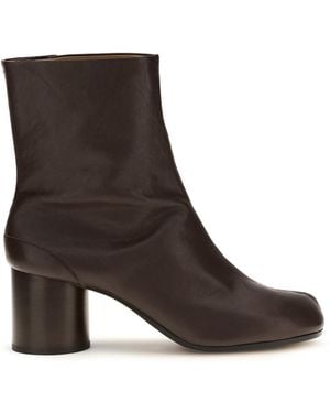 Maison Margiela Tabi Ankle Boots Lamb Ovis Aries - White