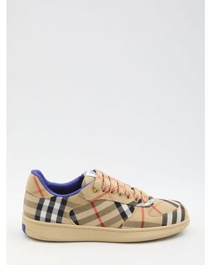 Burberry Terrace Check Trainers - Multicolour