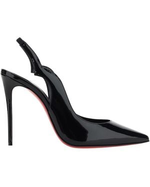 Christian Louboutin Slingback Court Shoes - Black