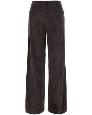Le Plain Pants Ribbed - Black