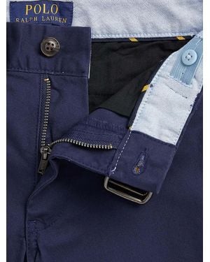 Polo Ralph Lauren Stretch Cotton Shorts Trousers - Blue