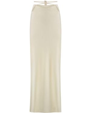 Anna October Midi Skirt - White