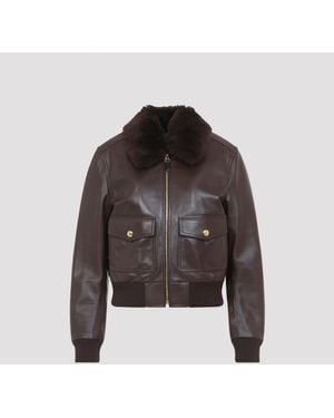 Celine Aviator Bomber Jacket - Black