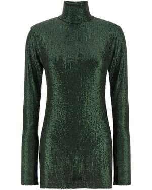Norma Kamali Norma Kamali Sequined Tunic - Green