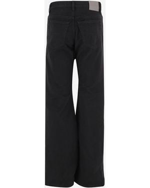 Balenciaga Cotton Denim Jeans Pants - Black