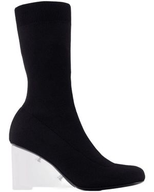 McQueen Alexander Mcqueen Knit Sock Boot - Black