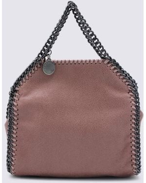 Stella McCartney Faux Leather Tiny Falabella Crossbody Bag - Purple