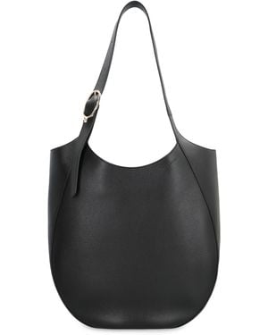 Longchamp Tote Bag Le Foulonné Leather Cowhide - Black