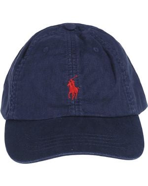 Polo Ralph Lauren Logo Baseball Cap - Blue