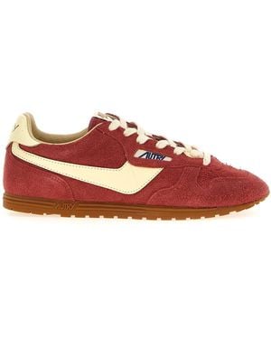 Autry Windspin Trainers - Red