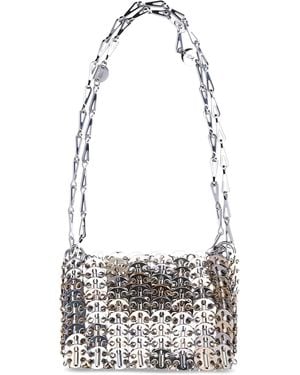 Rabanne 1969 Nano Shoulder Bag - White