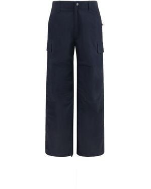 Burberry Polyamide Cargo Pants - Blue