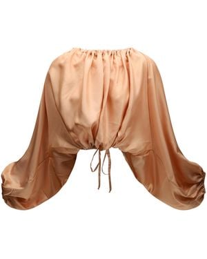 DI STAVNITSER Paloma Top Silk - Natural