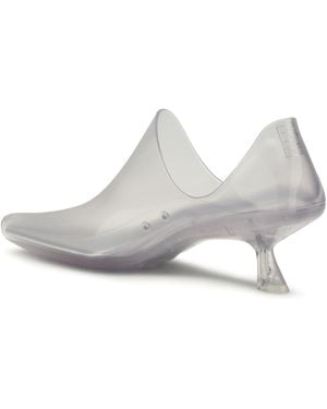 Loewe Ankle Boots Emily Aqua Pvc - White
