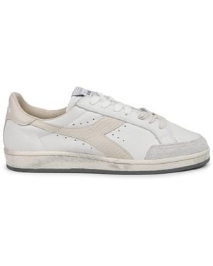 Diadora Sneakers Prestige Used Leather Sneakers - White