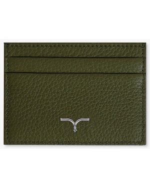 Larusmiani Card Holder Panther Da Definire - Green