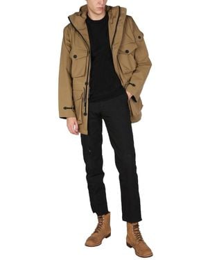 ArkAir Hooded High Neck Jacket - Black