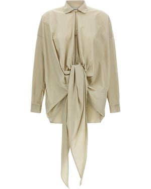 DARKPARK Romy Shirt Cotton Nylon Elastane Shirt, Blouse - Natural