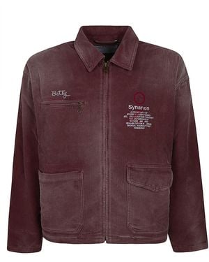 PALY Synanon Cord Work Jacket Cotton - Purple
