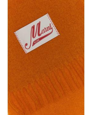 Marni Alpaca Blend Scarf - Orange