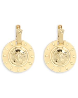 Versace Irradia Earrings Brass - Metallic