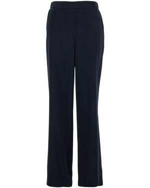 Le Plain Pants With Elasticated Waist - Blue