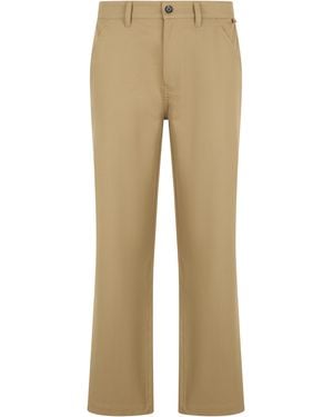 Burberry Pants Cotton - Natural
