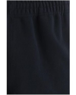 Burberry Check Cotton Trousers Trousers - Black