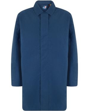 K-Way Coat Poirol Cotton - Blue