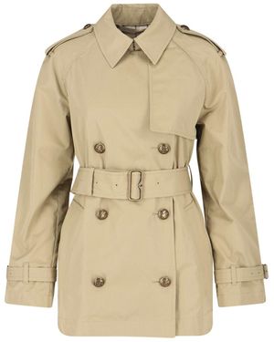 Burberry Jackets Cotton - Natural